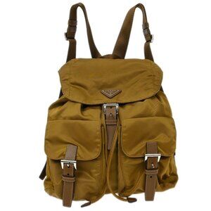 Prada Brown Nylon Backpack BZ2811 L 165 115641